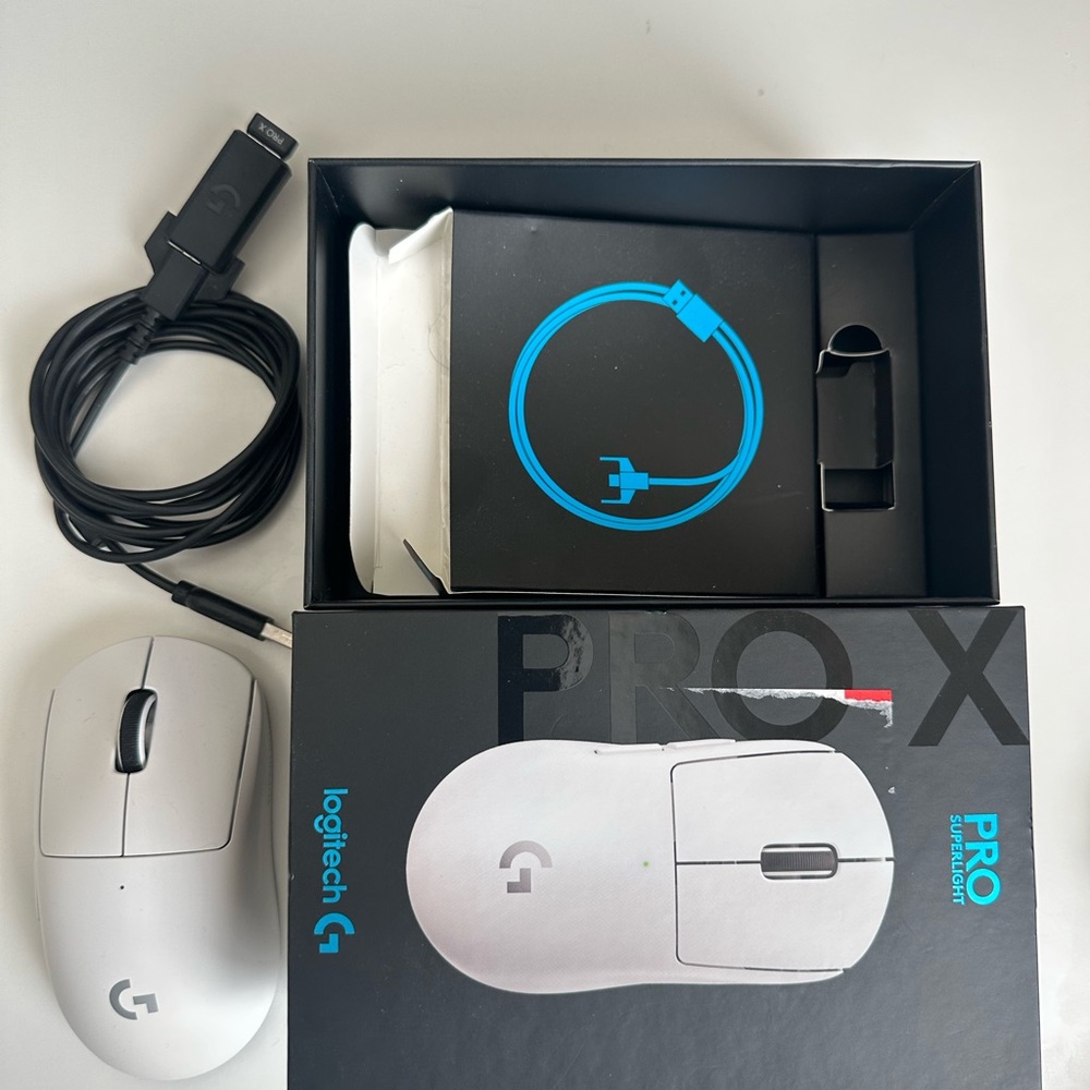 Logitech PRO X Superlight Wireless Mouse - White